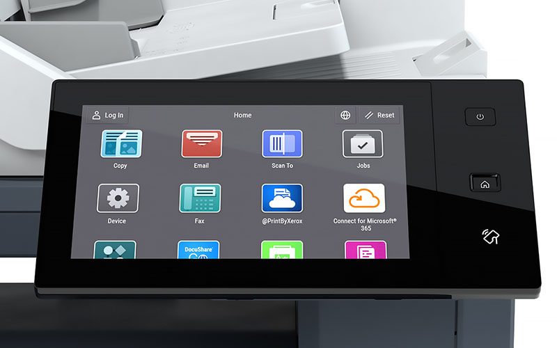 Interface d'affichage de l'imprimante couleur multifonctions Xerox® VersaLink® C415
