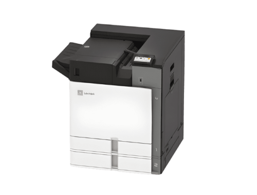 Imprimante de bureau couleur Lexmark CS963 vue de face